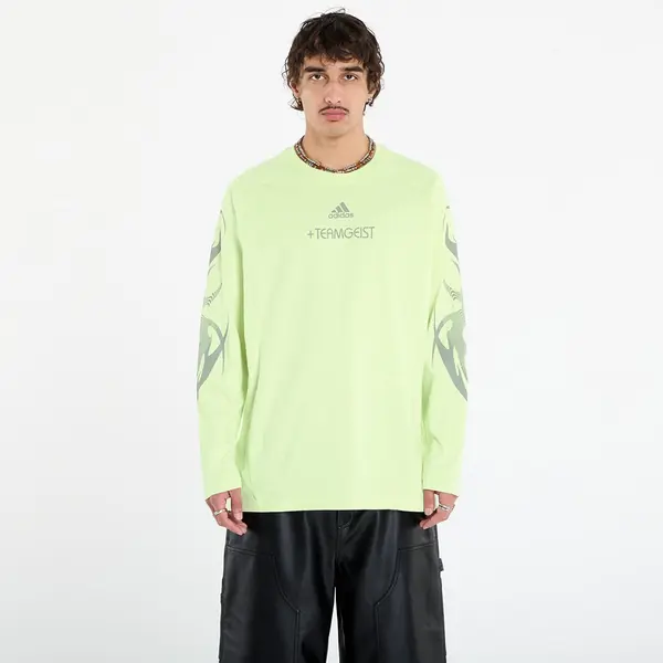adidas Originals Тениска adidas Adilenium Season 4 Teamgeist Graphic Long Sleeve T-Shirt Almost Lime S