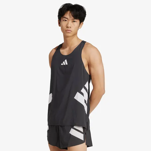 adidas Performance Тениска adidas Adizero Road To Records Tank Top Black M