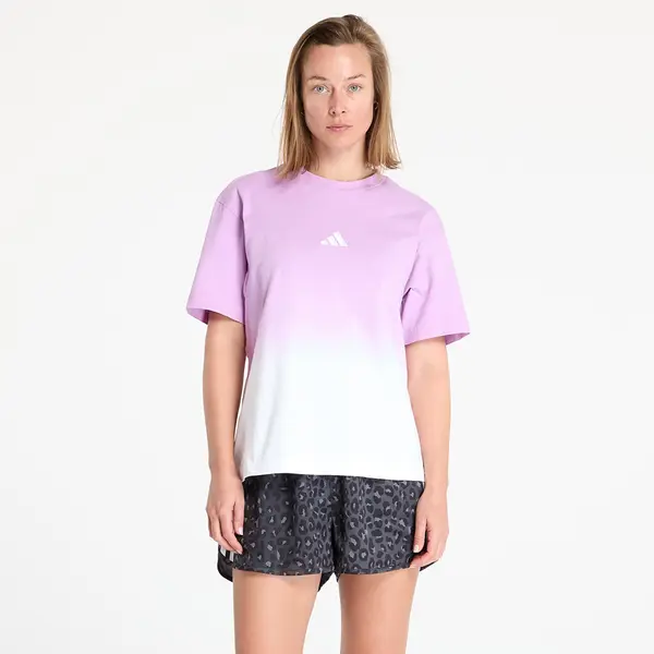 adidas Performance Тениска adidas All Szn Loose Dip Dye T-Shirt White/ Bliss Lilac S