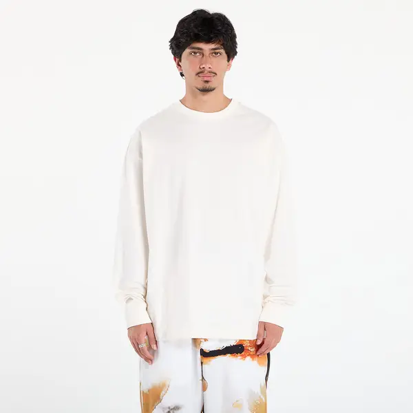 adidas Performance Тениска adidas Basketball Long Sleeve Tee Chalk White S