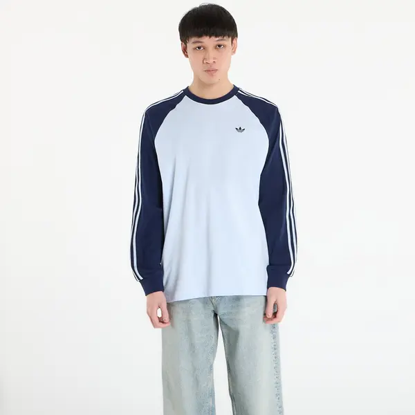 adidas Originals Тениска adidas Britcore Long Sleeve Cali T-Shirt Crystal Sky/ Night Indigo XL