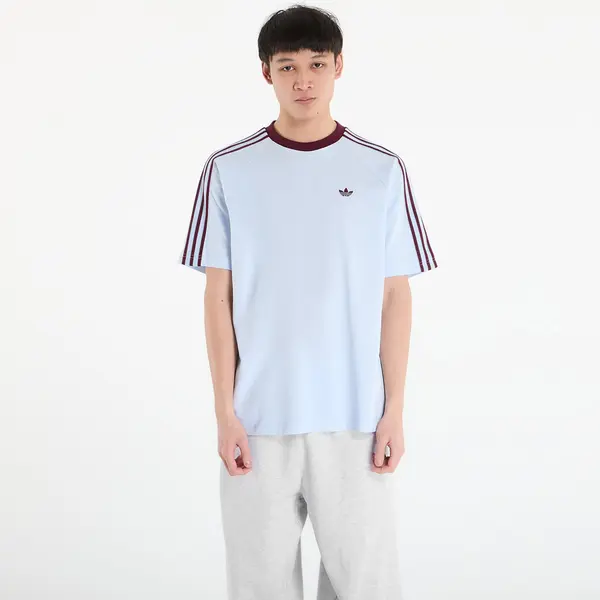 adidas Originals Тениска adidas Britcore Short Sleeve Ringer T-Shirt Crystal Sky XXL