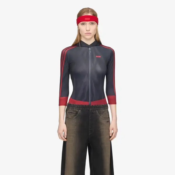 adidas Originals Тениска adidas By Avavav Tracklong-Sleeve Top Baselayer Better Scarlet M