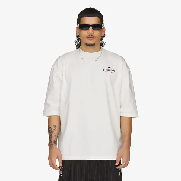 Adidas Тениска adidas Chavarria Logo Ss T-Shirt Off White M