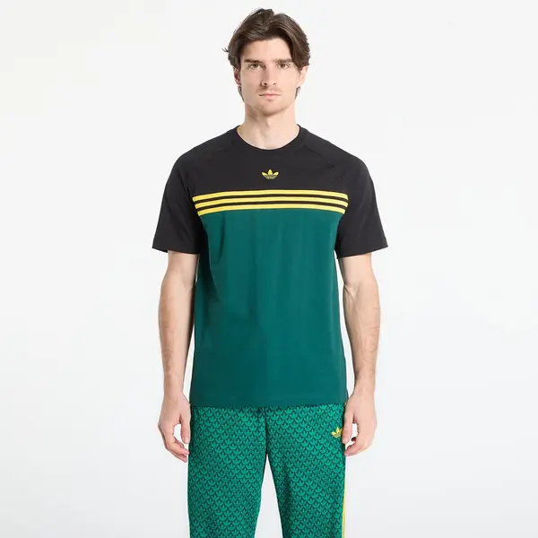 adidas Originals Тениска adidas Chest Stripes T-Shirt Collegiate Green L
