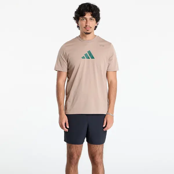 adidas Performance Тениска adidas CLIMACOOL Category Training Graphic T-Shirt Chalky Brown/ Earth Strata L