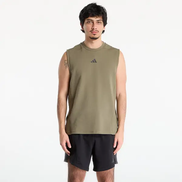 adidas Performance Тениска adidas D4T X Sleeveless Tank Top Olive Strata L