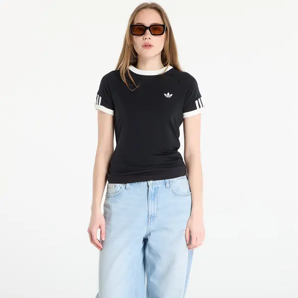 adidas Originals Тениска adidas Double Layered Cali T-Shirt Black/ Black L