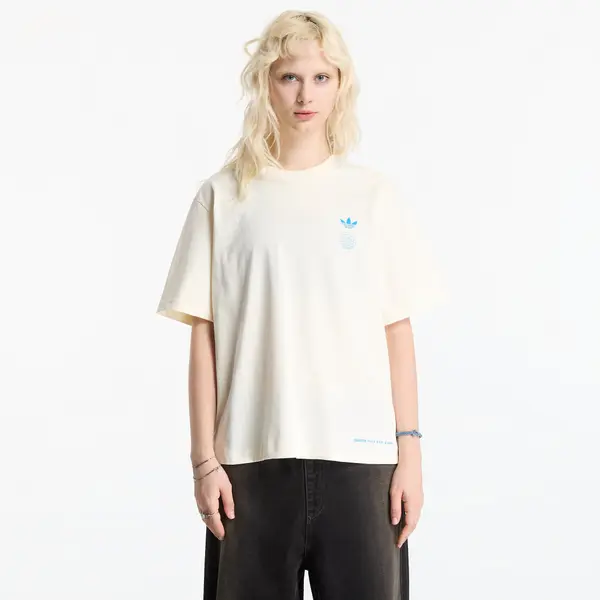 adidas Originals Тениска adidas Dtmf Bad Bunny Heavyweight Merch T-Shirt UNISEX Cream White M