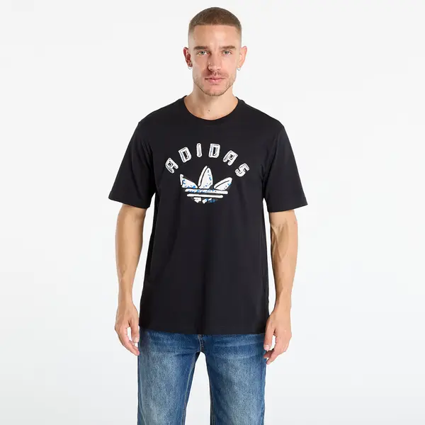 adidas Originals Тениска adidas Graphic T-Shirt Black/ Cream White S