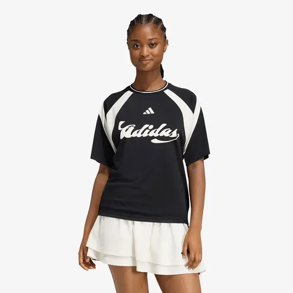 adidas Performance Тениска adidas House Of Tiro Jersey Black/ Off White/ White M
