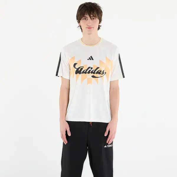 adidas Performance Тениска adidas House Of Tiro X Common Goal Jersey T-Shirt Off White/ Black/ Semi Ice Tangerine XL
