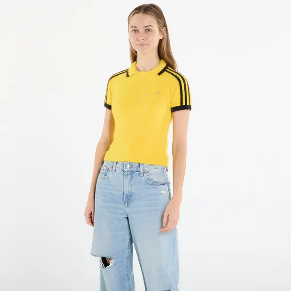 adidas Originals Тениска adidas Knitted Cali T-Shirt Eqt Yellow XS