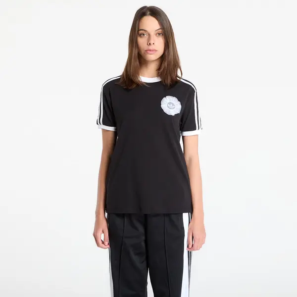 adidas Originals Тениска adidas Lace Branding Ss T-Shirt Black XS