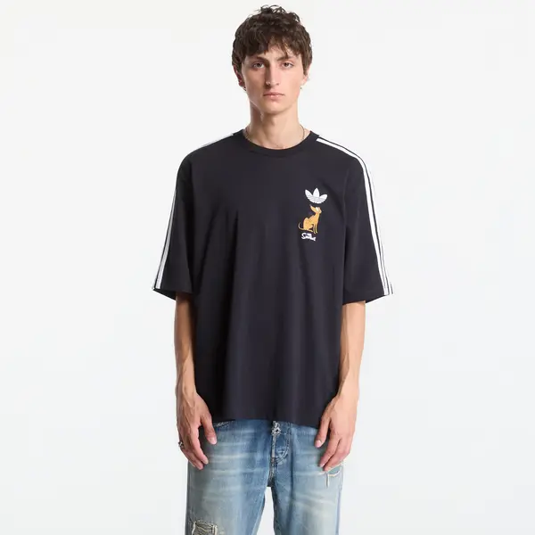 adidas Originals Тениска adidas Little Santas Helper Graphic Oversized T-shirt Black L