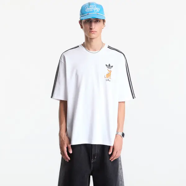 adidas Originals Тениска adidas Little Santas Helper Graphic Oversized T-shirt White L