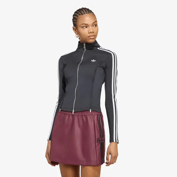 adidas Originals Тениска adidas Long Sleeve Zipped T-shirt Black M