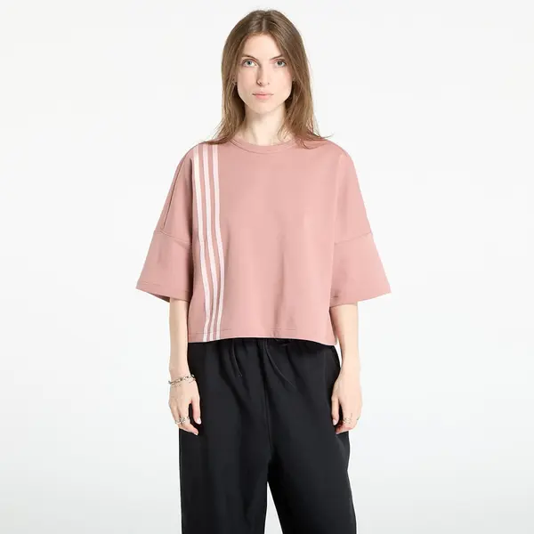 adidas Originals Тениска adidas Off Placed 3-Stripes T-Shirt Warm Clay XS