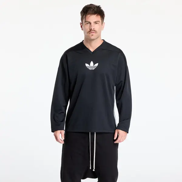 adidas Originals Тениска adidas Originals Adicolor Mesh Long Sleeve Black/ White L
