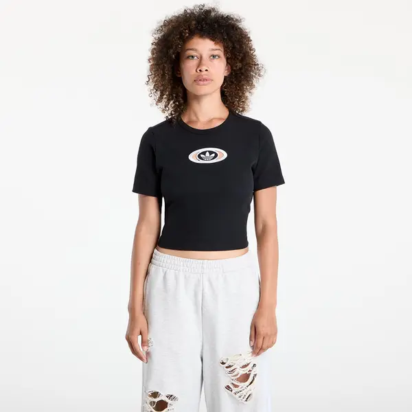 adidas Originals Тениска adidas Originals Campus 2000 Back Cut Out Rib T-Shirt Black M