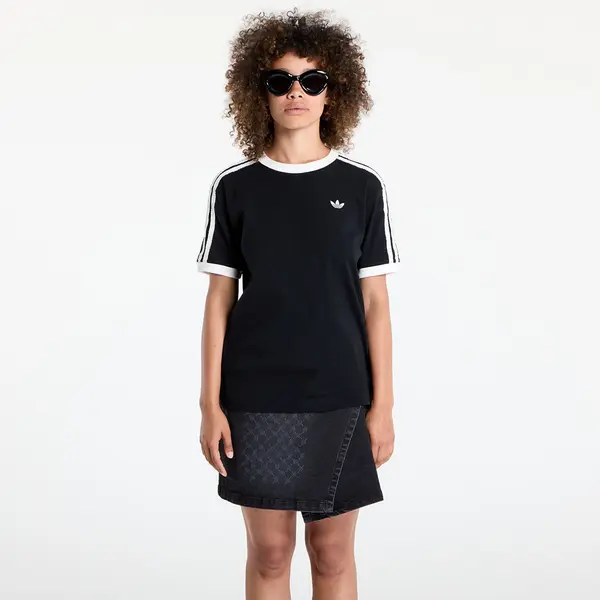 adidas Originals Тениска adidas Originals Ruffle 3-Stripes T-Shirt Black XS