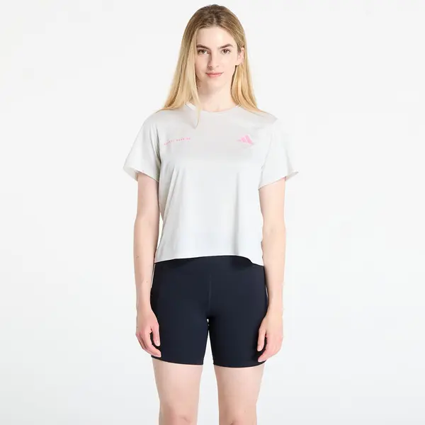 adidas Performance Тениска adidas Own The Run Melange T-Shirt Orbit Grey Mel/ Black L