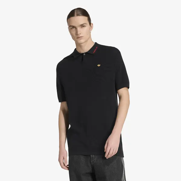 adidas Originals Тениска adidas Premium Polo Black XL