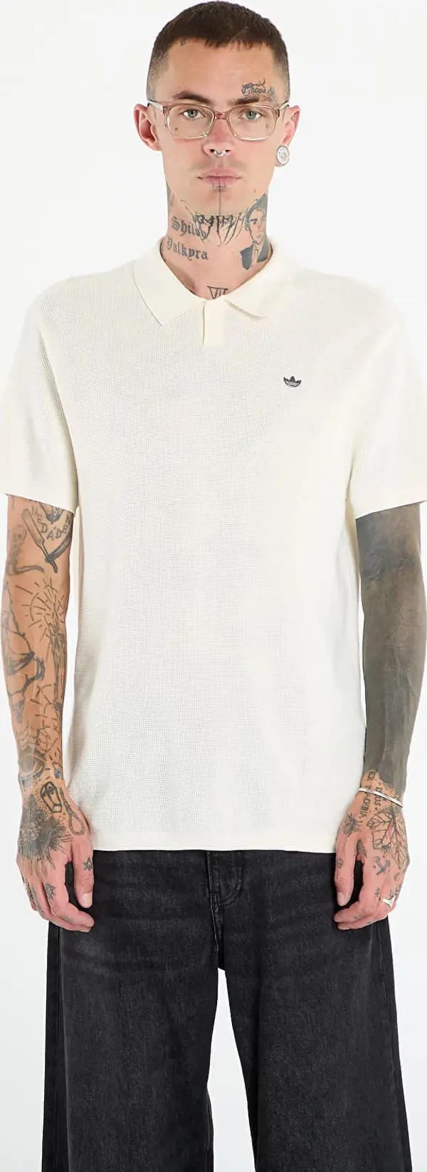 adidas Originals Тениска adidas Premium Polo Cream White S