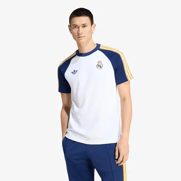adidas Originals Тениска adidas Real Madrid Originals T-Shirt White/ Dark Blue S
