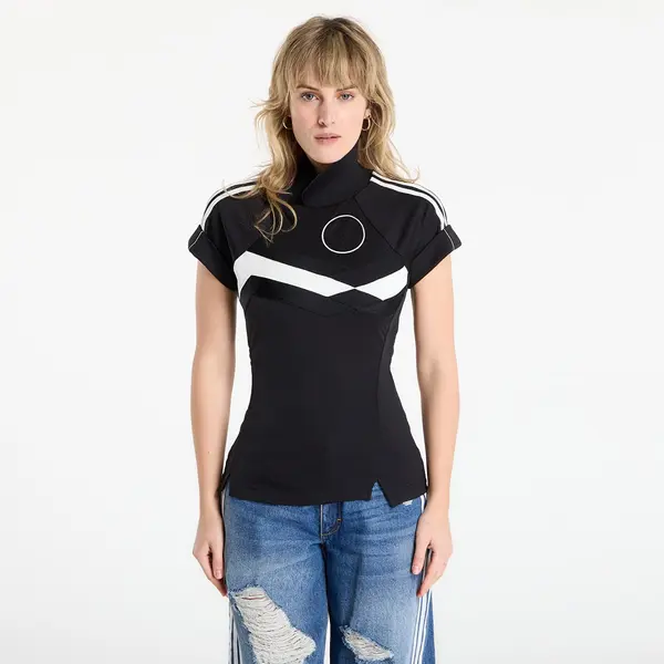 adidas Originals Тениска adidas Reconstructed Top Black/ Off White M