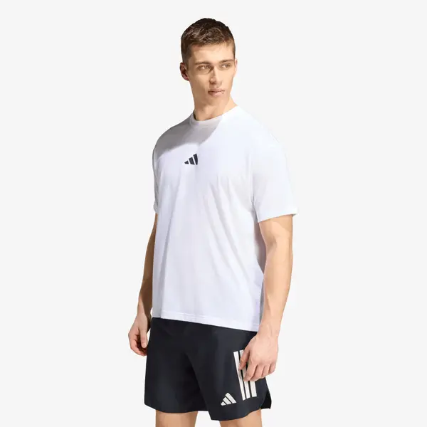adidas Performance Тениска adidas Running State Of Mind Graphic T-Shirt White/ Black M