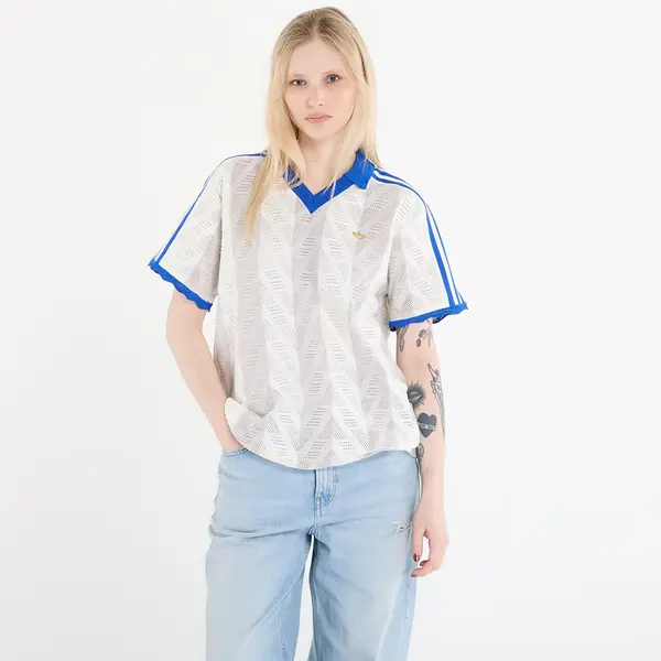 adidas Originals Тениска adidas Short-Sleeve Polo Tee Off White/ Chalk Pearl XS