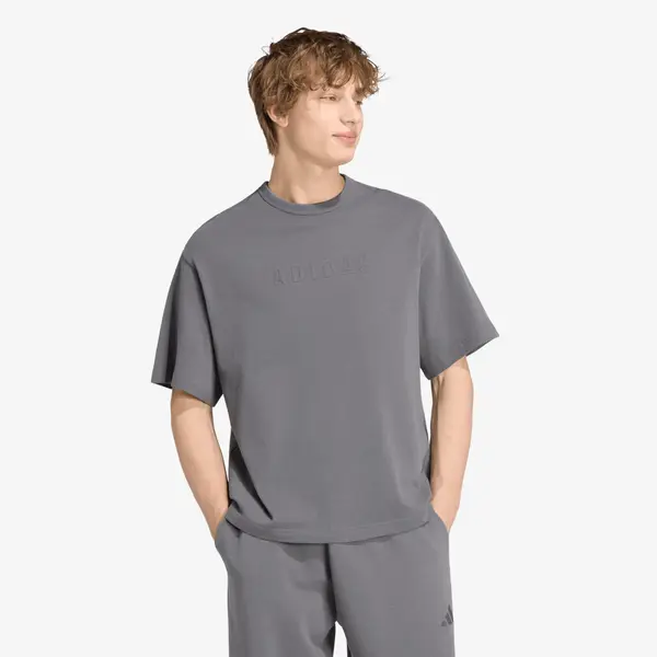 adidas Originals Тениска adidas Soft Lux Graphic T-shirt Grey Five M