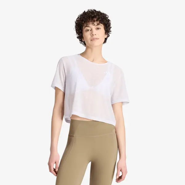 adidas Performance Тениска adidas Strength Essentials Workout Boxy Mesh T-Shirt Frozen Purple S