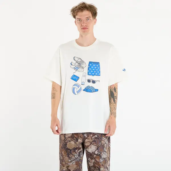 adidas Originals Тениска adidas Stuff Tee Off White M