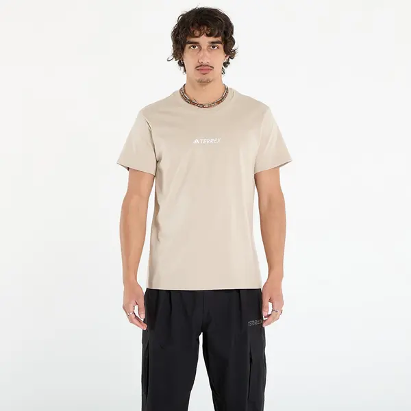 adidas Performance Тениска adidas Terrex Signature AOP Graphic T-Shirt UNISEX Wonder Beige M