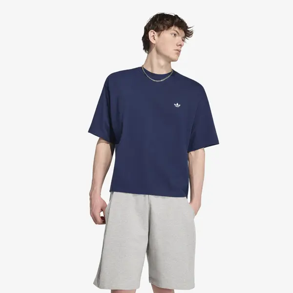 adidas Originals Тениска adidas Trefoil Essentials Oversized T-shirt Night Indigo XXL