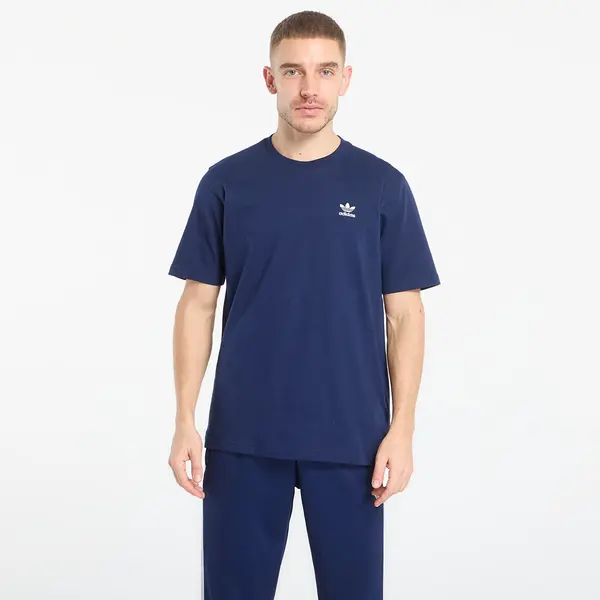 adidas Originals Тениска adidas Trefoil Essentials Tee Night Indigo/ Off White S