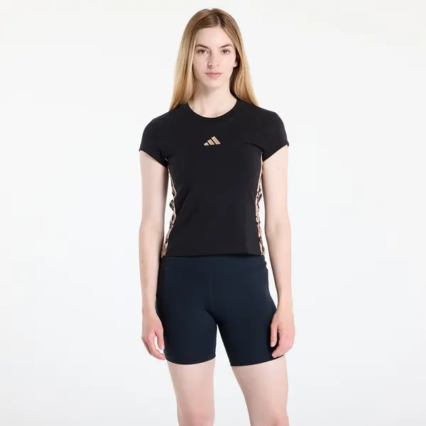 adidas Performance Тениска adidas W Aop Tee Black/ Multicolor/ Warm Sand M