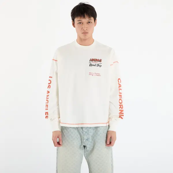 adidas Originals Тениска adidas Wilshire LS T-Shirt Off White M
