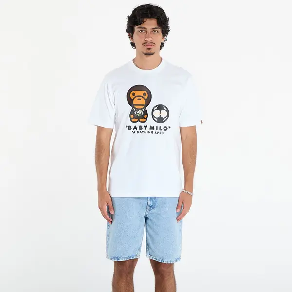 adidas Originals Тениска adidas x BAPE SSL MILO T White/ True Pink L