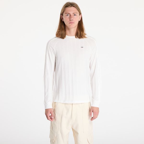 adidas Originals Тениска adidas x Clot Rib Long Sleeve Tee Core White/ Core White M