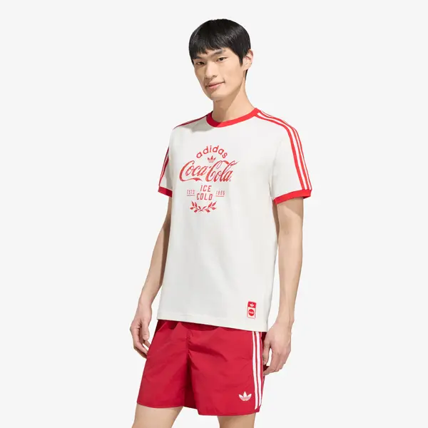 adidas Originals Тениска adidas x Coca Cola Classic Sport Cali Tee White L