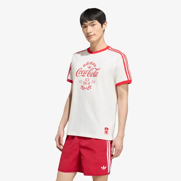 adidas Originals Тениска adidas x Coca Cola Classic Sport Cali Tee White S