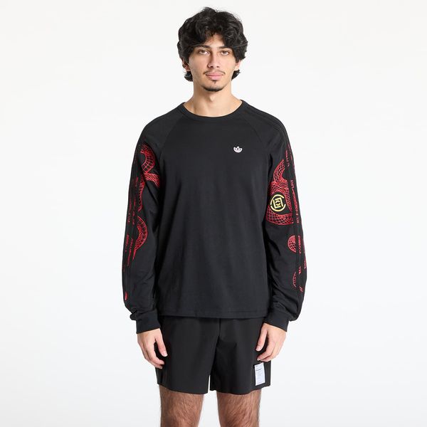 adidas Originals Тениска adidas x Edison Chen Raglan Longsleeve Tee Black/ Black XL