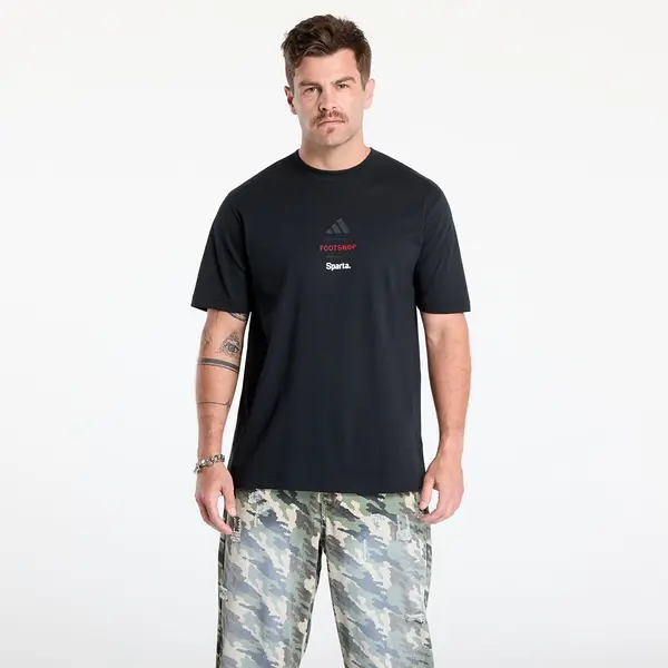 adidas Performance Тениска adidas x Footshop x Sparta T-Shirt Logotype UNISEX Black XXL
