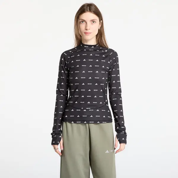 adidas Performance Тениска adidas x Moon Boot Tight Long-Sleeve Top Black/ Clear Brown S