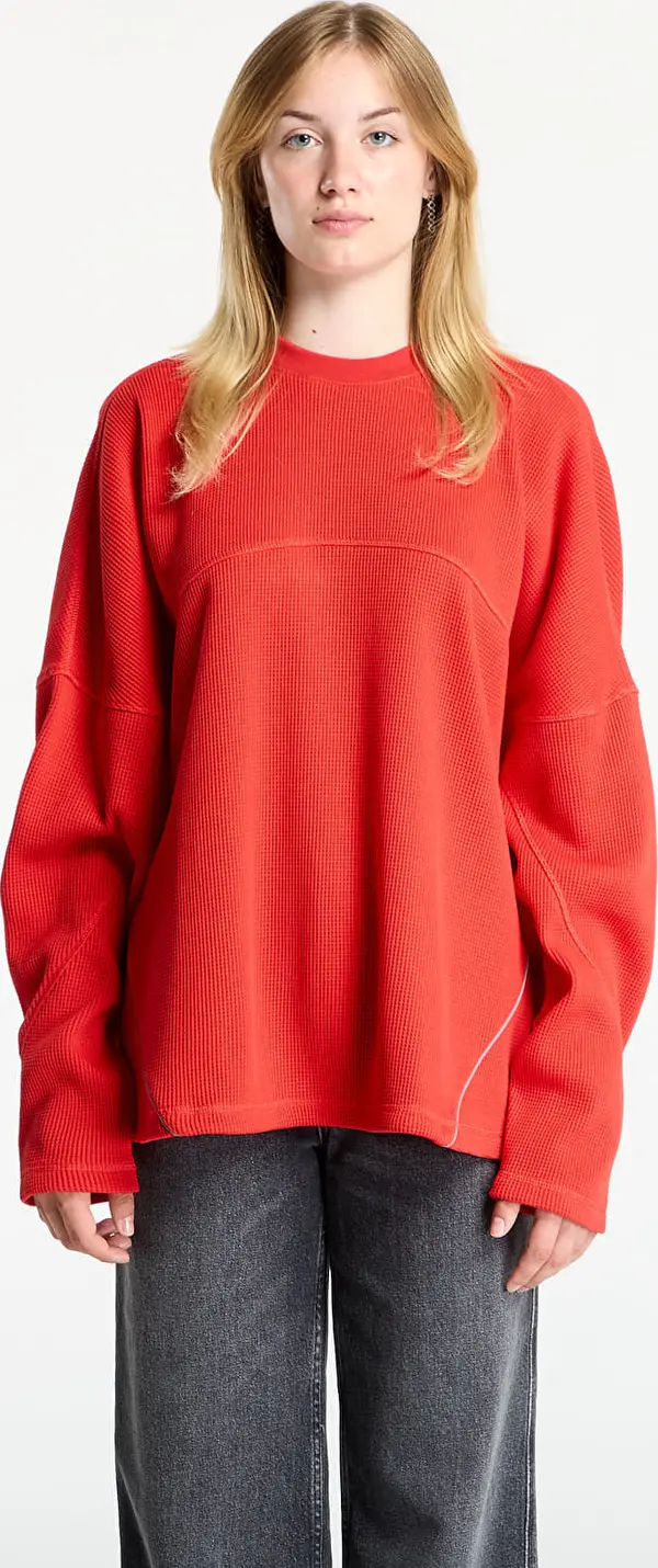 adidas Originals Тениска adidas x OG LA La Cienega Sports Long-Sleeve Top Semi Lucid Red M