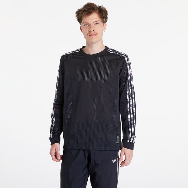 adidas Originals Тениска adidas x Pabllo Vittar Pride Mesh 3-Stripes Long Sleeve Tee Black S