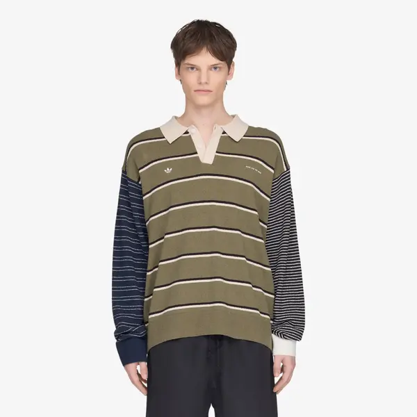 adidas Originals Тениска adidas x Song For The Mute 007 Long Sleeve Long-Sleeve Top UNISEX Olive Strata/ Alumina/ Black XL